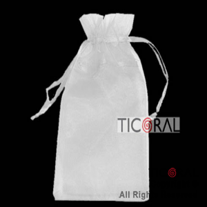 BOLSA BLANCO ORGANZA 25X15CM HS2628-1 x 1